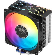 Taplin TPF-1200B Siyah 4 Bakır Borulu Cpu Fan