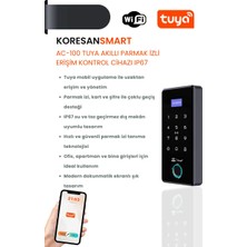 Koresan Tuya AC-100 Parmak Izli Akıllı Geçiş Sistemi IP67