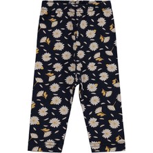 Civil Baby Papatya Baskılı 6-18 Ay Tayt - Lacivert 9-12 Ay