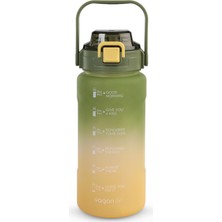 Vagonlife Policarbon Pipetli Matara 1500 ml - Yeşil Standart