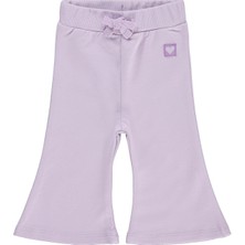 Civil Baby Civil Basic Kalp Etiketli Ispanyol Paça 6-18 Ay Eşofman Altı - Lila 9-12 Ay