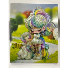 Elegantshop Tuval 5d Yapışan Boncuk Mozaik Tablo 24*30 cm Sdc-05