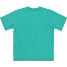Civil Boys Basic Surf Etiketli 10-13 Yaş Tişört  - Yeşil 13-14 Yaş