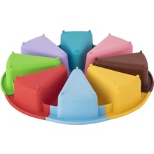 Renkli Silikon Kek Kalıbı, 27X2 Cm, Çok Amaçlı ve Kullanışlı Tasarım