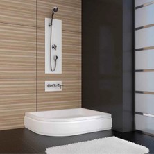 Sırduş 90X80X6 Asimetrik Sağ Flat Duş Teknesi