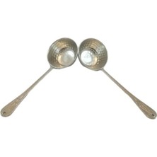 Bakır Kepçe Seti, Şık ve Dayanıklı, 2'li Paket