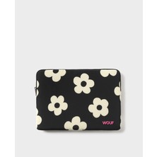 Wouf Night Daisy Laptop Kılıfı 13" & 14" Polyester Malzeme ile 32,5 x 22,7 x 1,8 cm Koruma Sağlar