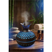 Popüler Sepet Premium Ahşap Desenli Ultrasonik Aromaterapi Difüzör & Hava Nemlendirici
