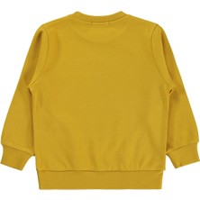 Civil Boys Kovboy Kaktüs Baskılı 2-5 Yaş Sweatshirt  - Hardal 2-3 Yaş