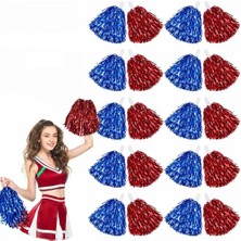 Similar Kırmızı Metalik Dolgun Gösteri Ponponu 20 Adet (10 Çift)