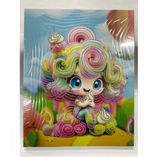 Elegantshop Tuval 5d Yapışan Boncuk Mozaik Tablo 24*30 cm Sdc-02