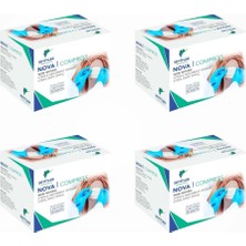Seyitler Nova Nonwoven Kompres Steril 7,5cm x 7,5cm 100'LÜ Kutu - 4 Kutu