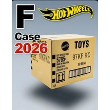 Hot Wheels 2026 F Case Kapalı Koli 72 Adet Diecast Model Araba