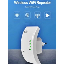 Newnet 300MBPS Wi-Fi Sinyal Güçlendirici - 2.4g Wi-Fi Tekrarlayıcı Geniş Menzilli Beyaz Repeater