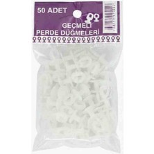 Geçmeli Perde Düğmesi - Korniş Ruleti 50 Ad