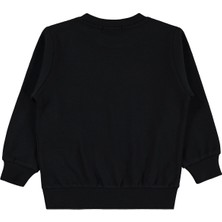 Civil Boys Fotoğraf Makinesi Baskılı 2-5 Yaş Sweatshirt  - Siyah 4-5 Yaş