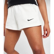 Nike Sportswear Rib Jersey Krem Kadın Şort DV7862-133