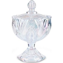 Şekerlik ve Lokumluk Dekoratif Cam Aksesuar, Şık ve Zarif Tasarım