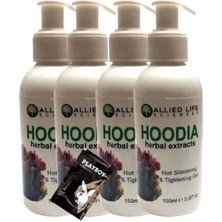 Elasya Hoodia Herbal Extracts Hot Slimming 4AD &tight Masaj Kremi 150 Ml+ Jel