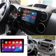 SmartGO Peugeot Partner Tepee Android Gps Carplay 8+256 GB Kamera + Çerçeve (2015-2019) (Yazılımsal)