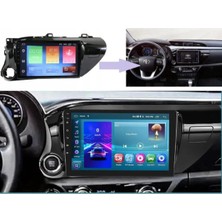 SmartGO Toyota Hilux Android Gps Carplay 8+256 GB Kamera + Çerçeve (2015-2020)  (Yazılımsal)