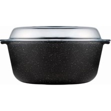 Sağlam ve Dayanıklı Granit Kaplamalı Tencere, Pratik Kullanım Için Ideal