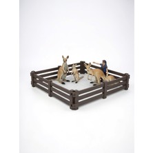 Tufy Toys Araştırmacı ve Kanguru Ailesi Figürleri Oyun Seti