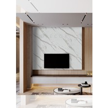 Diecor Premium Kalite Mermer Desenli Pvc Paneli 122X244 cm Suya Dayanıklı Banyo, Mutfak ve Zemin Kaplama