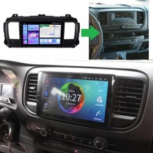 SmartGO Peugeot Expert Android Gps Carplay 8+256 GB Kamera + Çerçeve (2017-2024)  (Yazılımsal)