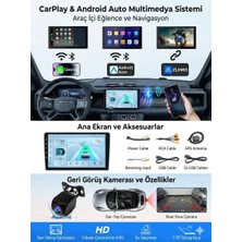 SmartGO Toyota Corolla Android Multimedya Sistemi 8+256 GB Kameralı (2019-2024)(yazılımsal)