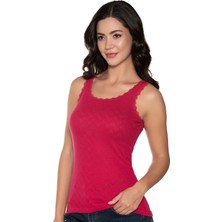 Gümüş 3081 6'lı Kadın Jakarlı Geniş Askı Atlet