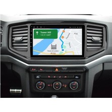 SmartGO Volkswagen Amarok Android Gps Carplay 8+256 GB Kamera + Çerçeve (2016-2020) (Yazılımsal)