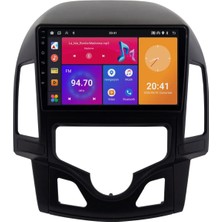 SmartGO Hyundai I30 Android Multimedya Sistemi (2008-2011) Digital Klima 8+256 GB Premium Ekran  Teyp (Yazılımsal)