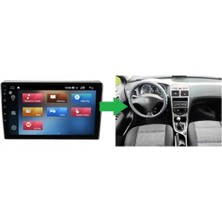 SmartGO Peugeot 307 Android Gps Carplay 8+256 GB Kamera + Çerçeve (2001-2009) (Yazılımsal)