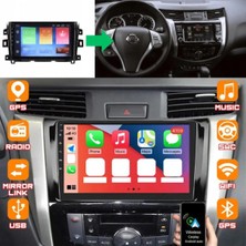SmartGO Nissan Navara Android Gps Carplay 8+256 GB Kamera + Çerçeve (2014-2020)  (Yazılımsal)