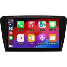 SmartGO Skoda Octavia Uyumlu Android Multimedya Sistemi (2013-2017) 8+256 GB  (Yazılımsal)