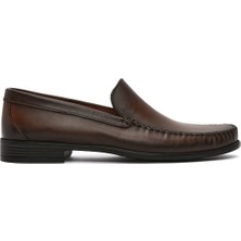 Derimod Erkek Kahverengi Deri Loafer 26SFD754018
