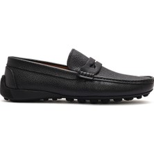 Derimod Erkek Siyah Deri Loafer 26SFD7551FT