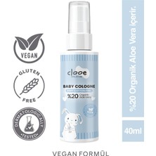 Clooe Vegan Soft Cotton Feel 40ML Bebek Kolonyası