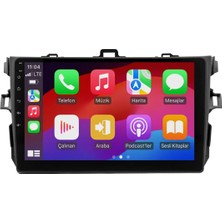 SmartGO Toyota Corolla Android Multimedya Sistemi (2008-2012) 8+256 GB Premium Ekran  Teyp (Yazılımsal)