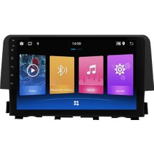 SmartGO Honda Civic Fc5 Uyumlu Android Multimedya Sistemi (2016-2021) 8+256 GB  (Yazılımsal)