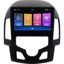 SmartGO Hyundai I30 Uyumlu Android Multimedya Sistemi (2008-2011) Digital Klima 8+256 GB  (Yazılımsal)