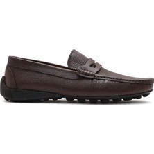 Derimod Erkek Kahverengi Deri Loafer 26SFD7551FT