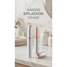 Dekofon Ince Uçlu Yüz ve Kaş Tüy Alma Epilasyon Aleti Hassas Kullanım