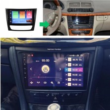 SmartGO Mercedes E Serisi W211 Android Gps Carplay 8+256 GB Kamera + Çerçeve (2002-2009) (Yazılımsal)