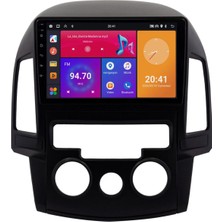 SmartGO Hyundai I30 Android Multimedya Sistemi (2008-2011) Manuel Klima 8+256 GB Premium Ekran  Teyp (Yazılımsal)