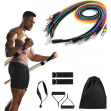 Dekofon Taşınabilir Kapı Askılı Egzersiz Bandı Seti Ev ve Seyahat Kullanımı