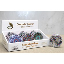 Dekofon Mandala Desenli Hareketli Sulu El Aynası - Model 3