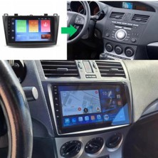 SmartGO Mazda 3 Android Gps Carplay 8+256 GB Kamera + Çerçeve (2010-2013) (Yazılımsal)