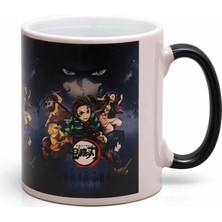 Dekofon Porselen Renk Değiştiren Demon Slayer Kupa Bardak